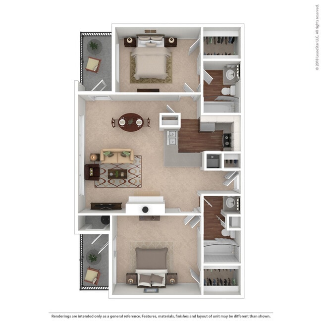 Floorplan - Branch Creek Apartments