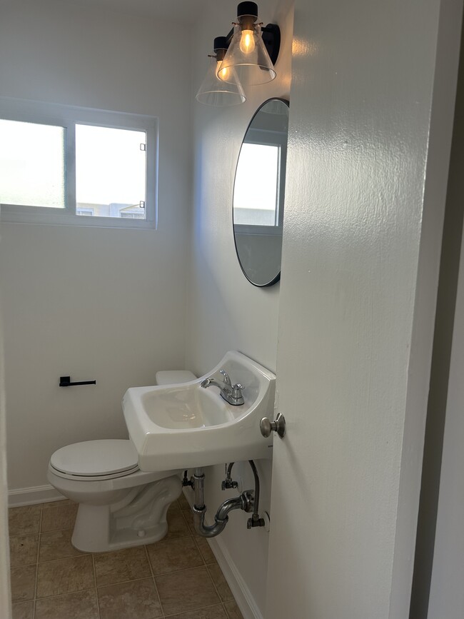 half bath downstairs - 11954 Eucalyptus Ave