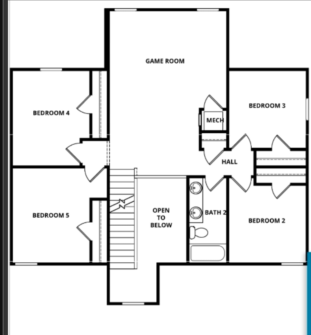 2nd Floor plan - 1118 Wynnmere Walk Ave