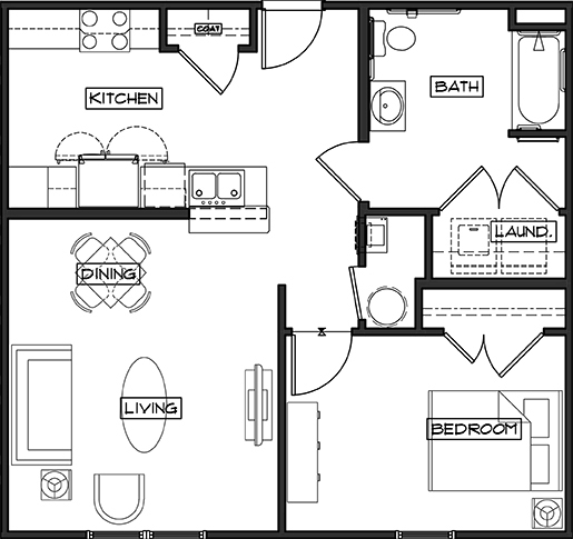 Floorplan - Tate Commons