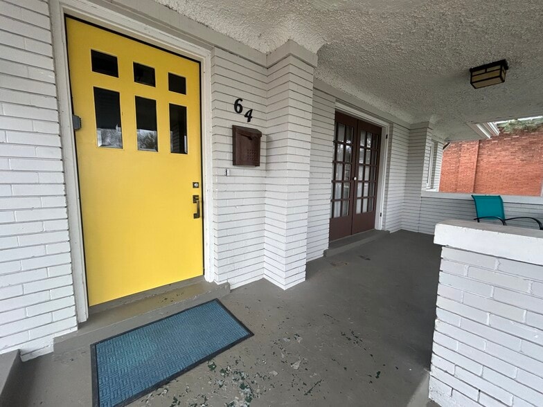 front door & french doors to covered stoop - 64 N 200 W