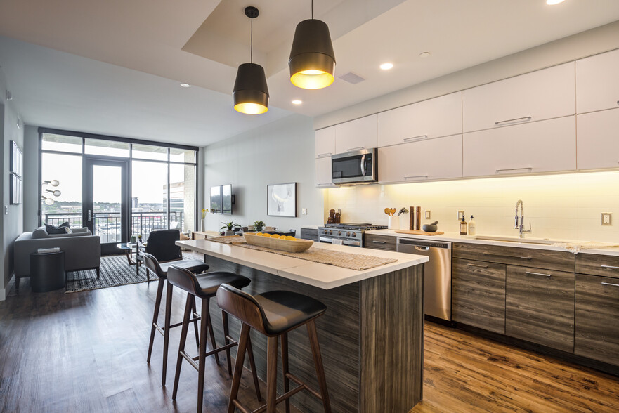 Model Kitchen and Living Room - Gables Vista