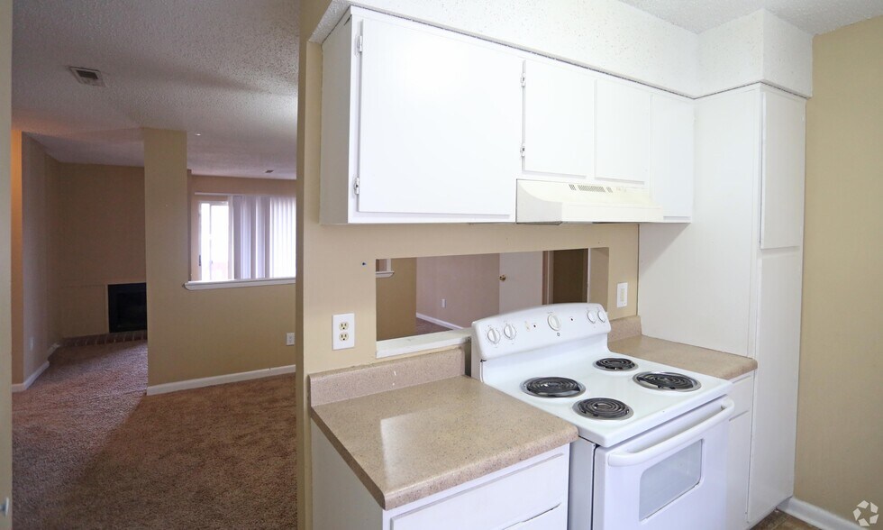 Kitchen with white appliances - Coventry