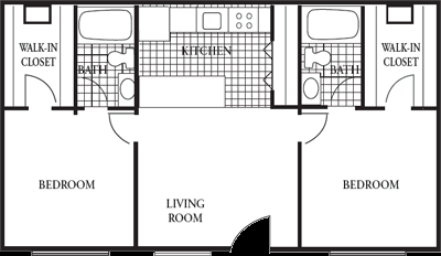 2BR/2BA - Southwest Village Apartments