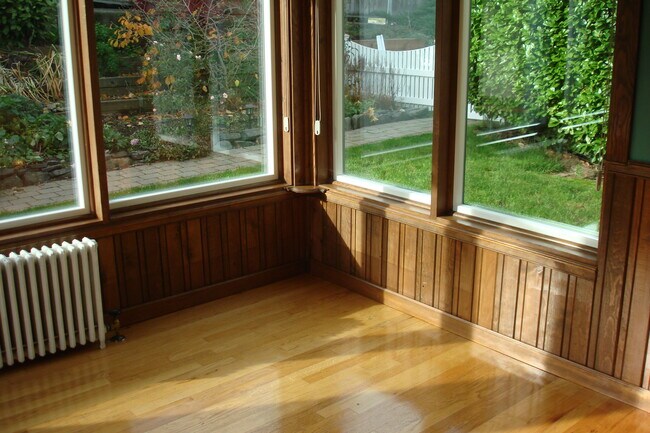 Kitchen's Breakfast Nook, Surrounded with Windows overlooking garden - 3402 N 28th St