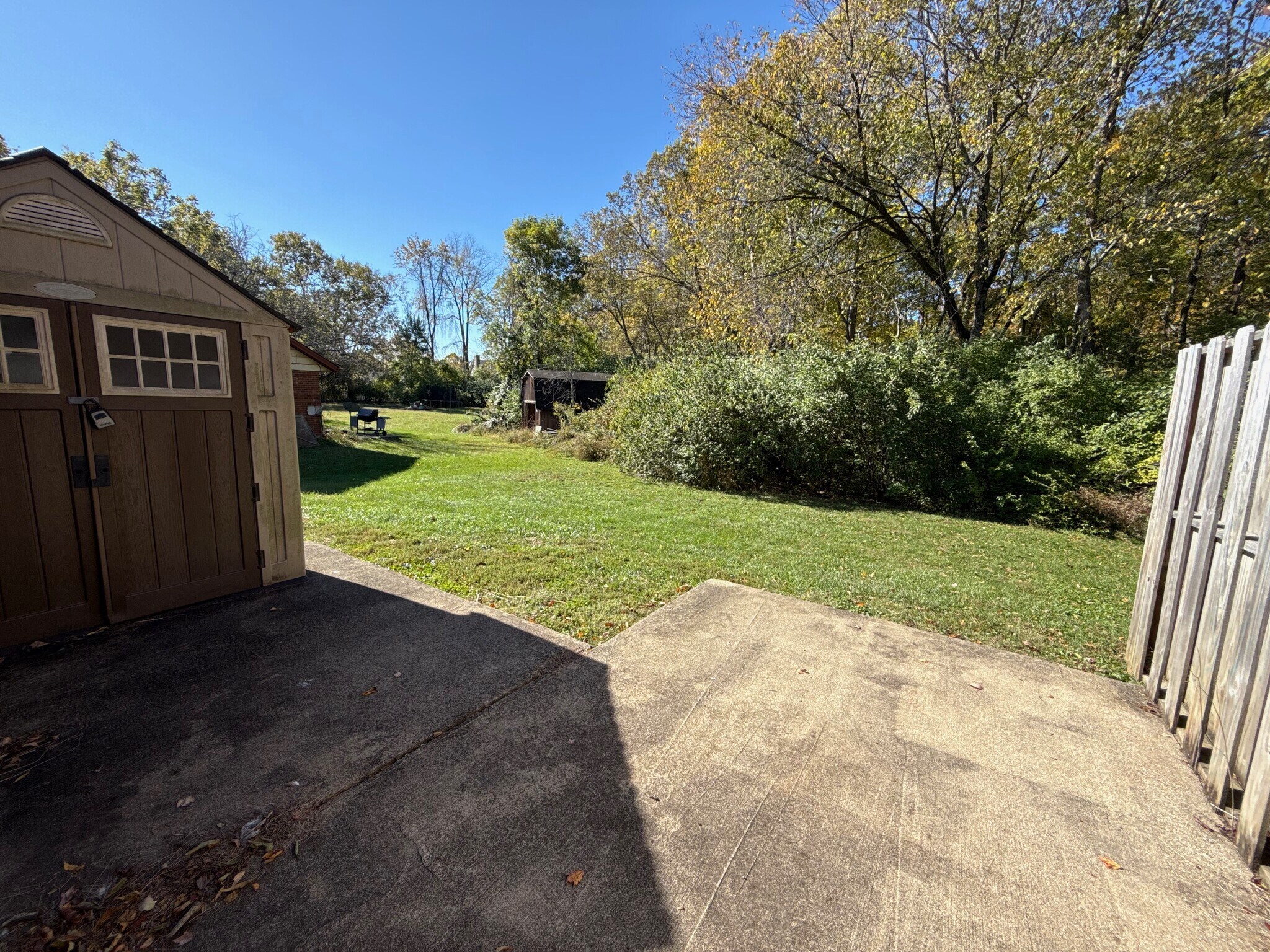 Back Patio/Shed - 307 June Marie Dr