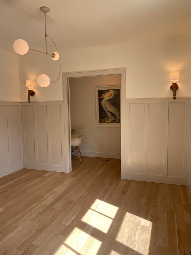 dining room and office nook with two desks - 39 Cottage Ln