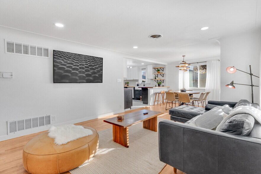 Upper Unit Living Room & Dining - 4720 Federal Blvd