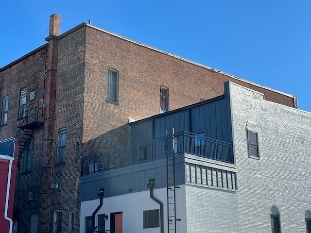 Patio view from below - 28 W 9th St