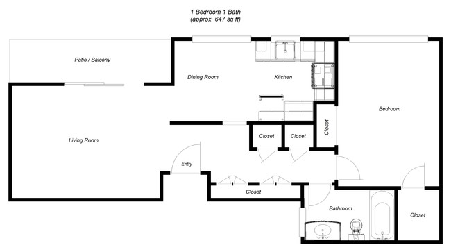 Floorplan - Del Prado II Apartments