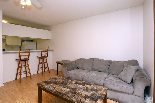 2BR, 1BA - Living Room - 706 S Locust St
