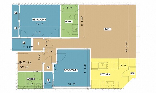 Floorplan - Exchange Place