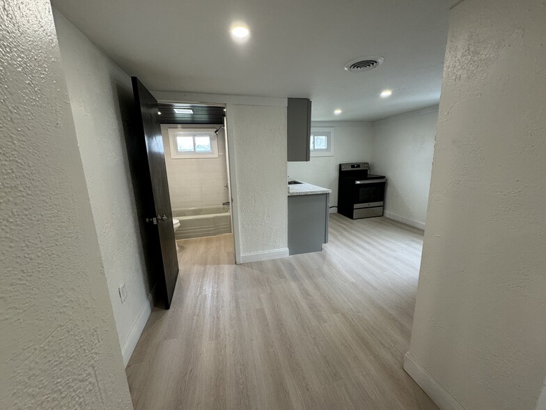 Looking into kitchen and bathroom - 51 Franklin Ave