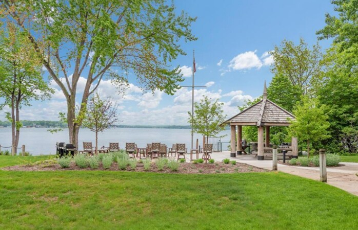 View of Lake from Patio - 4371 Wilshire Blvd