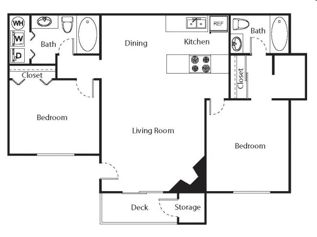2BR/2BA - Scout