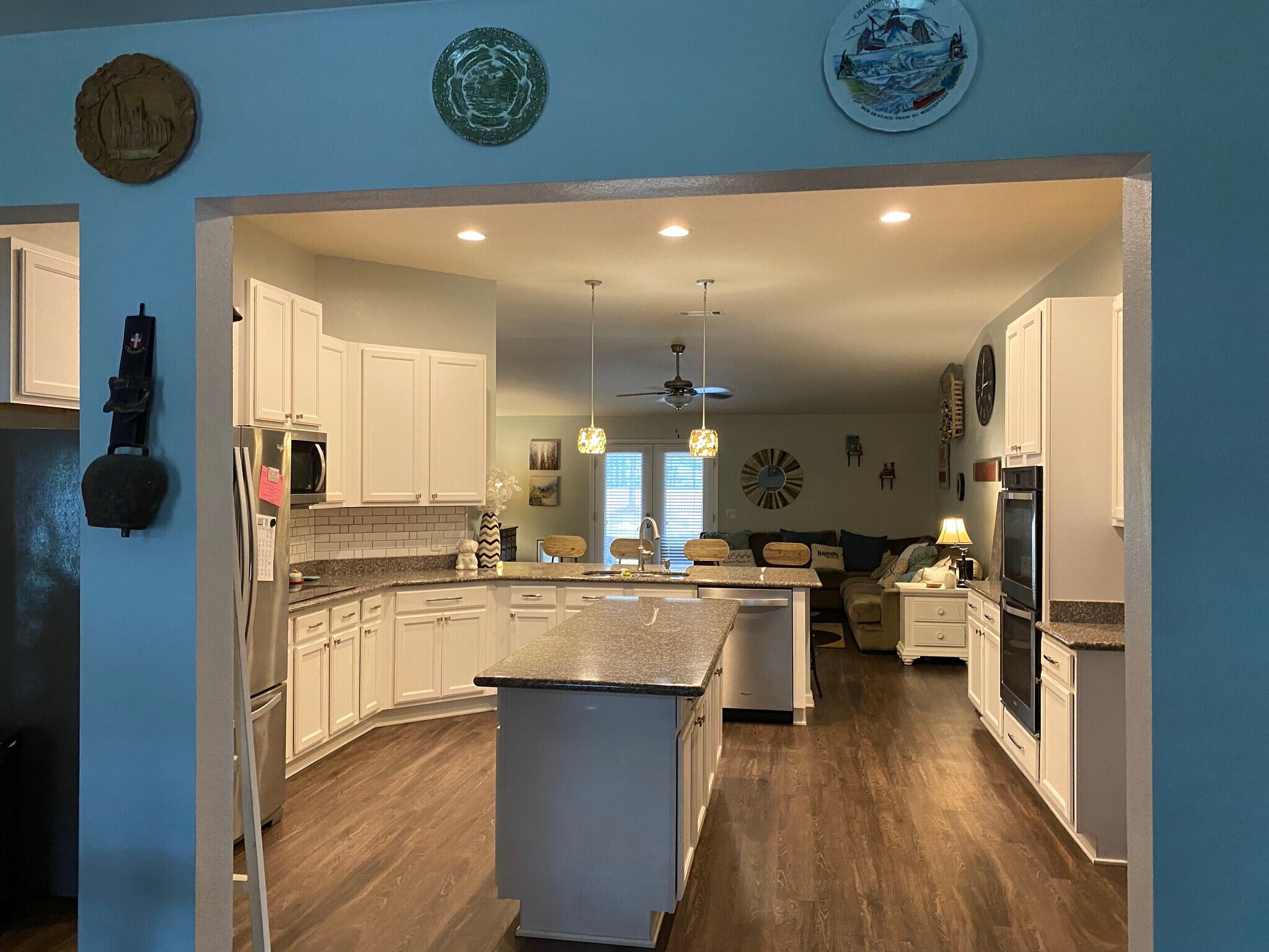 Dining room through kitchen view - 9009 Quail Roost Dr