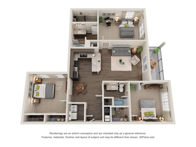 Floorplan - The Edge at Polaris