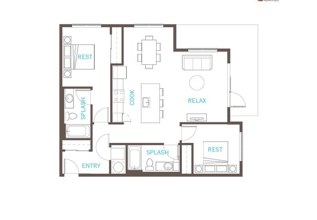 Floorplan - Vue 22 Apartments