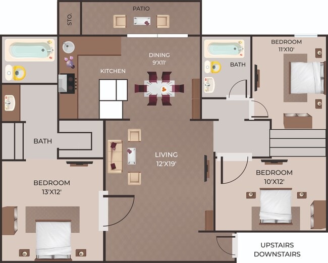 Floorplan - The Palms at Cypress Station