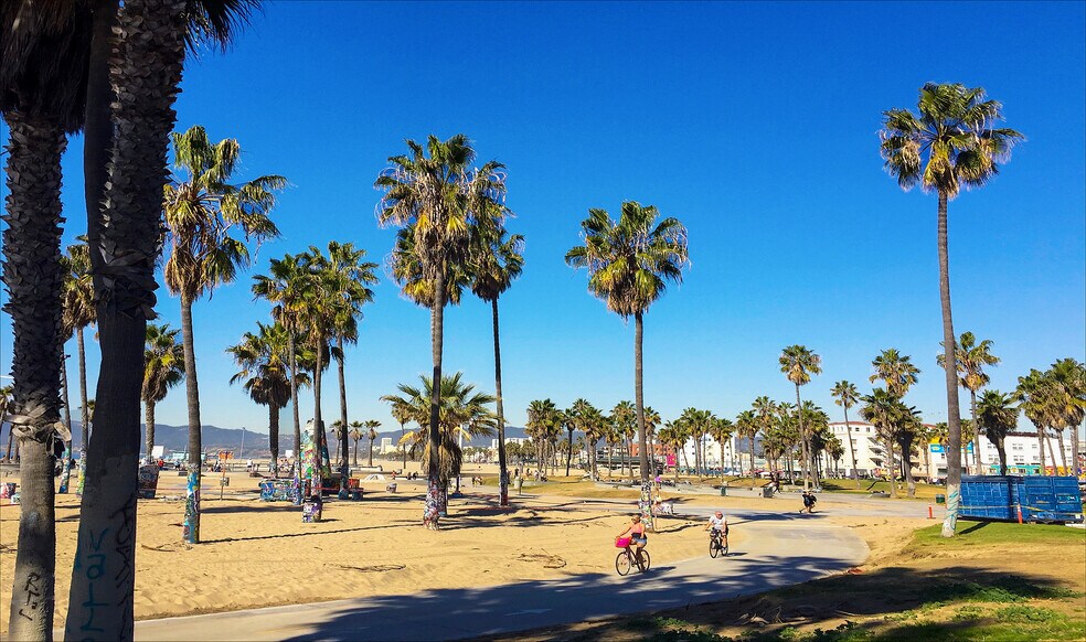 The 26 mile bike path runs along the beach right past our building. Great way to explore Venice. - 14 S Venice Blvd