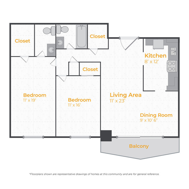 Floorplan - THE VANTAGE APARTMENTS