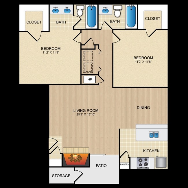 2BR/2BA - Avistar at the Oaks