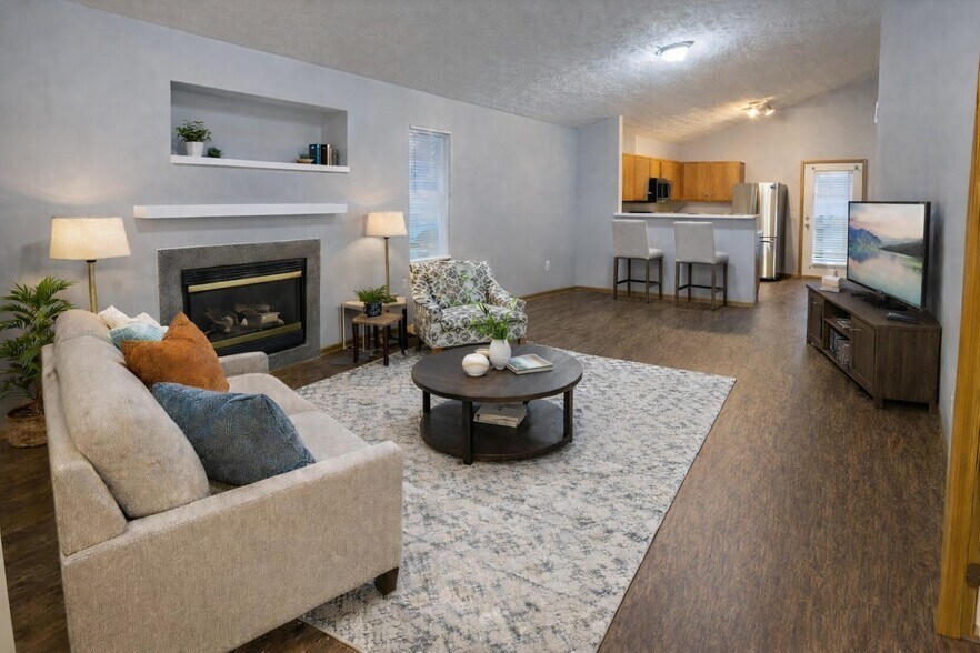 AI Staged Great Room - 179 Simon St