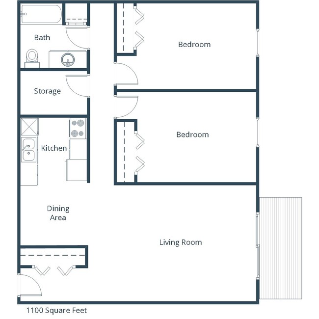 Floorplan - Sterling Pointe Apartment Community