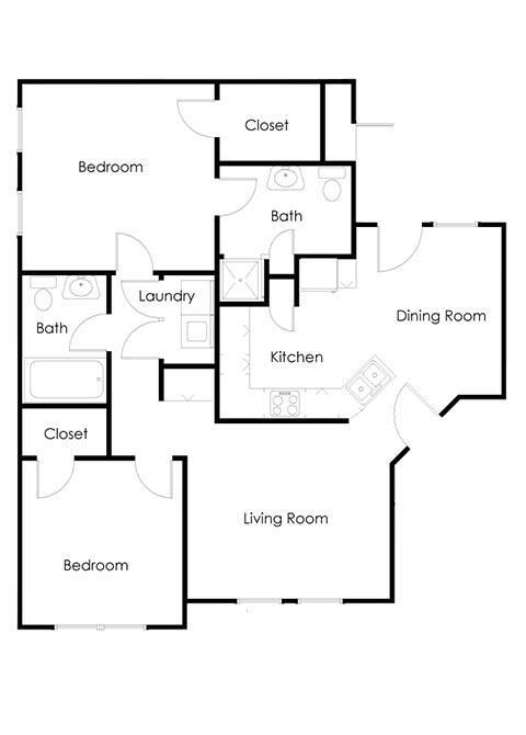 Floorplan - Park Manor 55+ Apartments