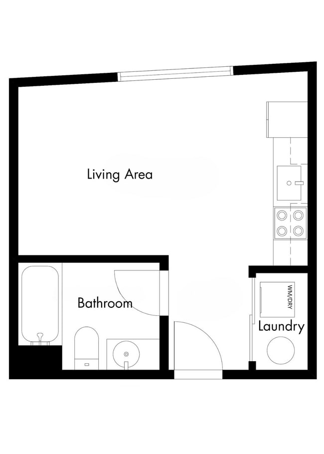 Forge Studio 309 SF.png - Cartwright Apartments