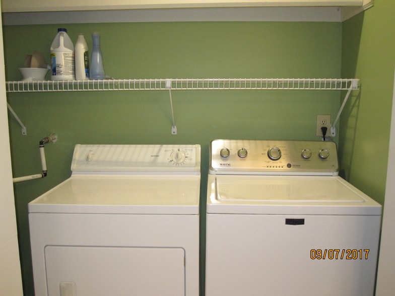 Laundry closet in bathroom - 121 Westview Dr