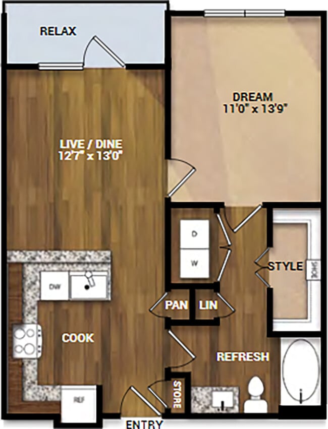 Floorplan - The Landing at Centreport