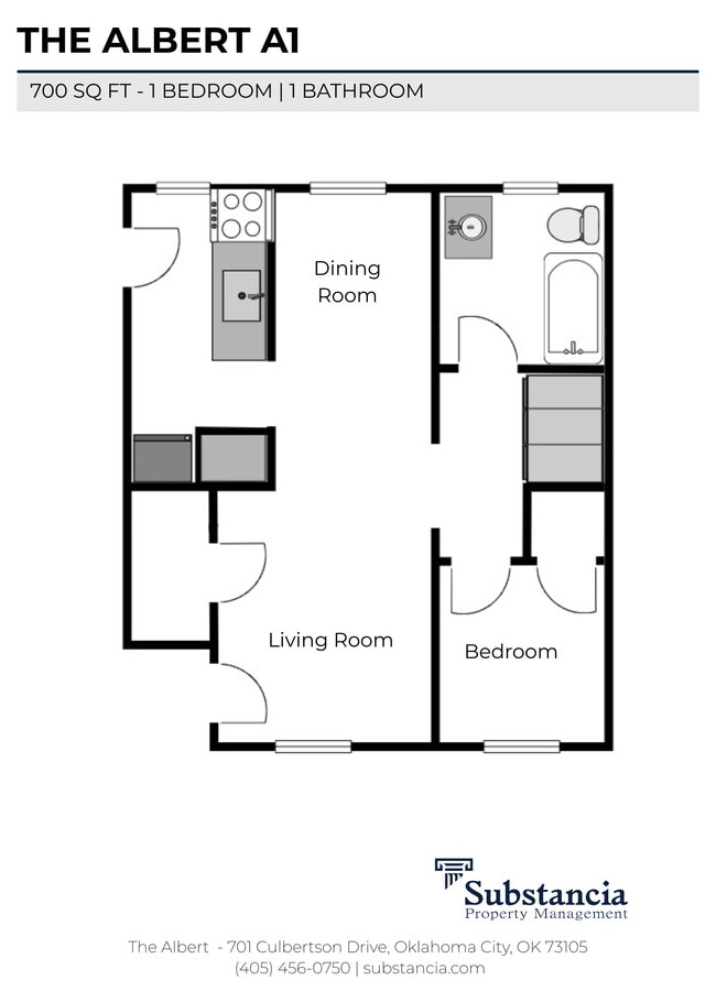 Floorplan A1 - The Albert
