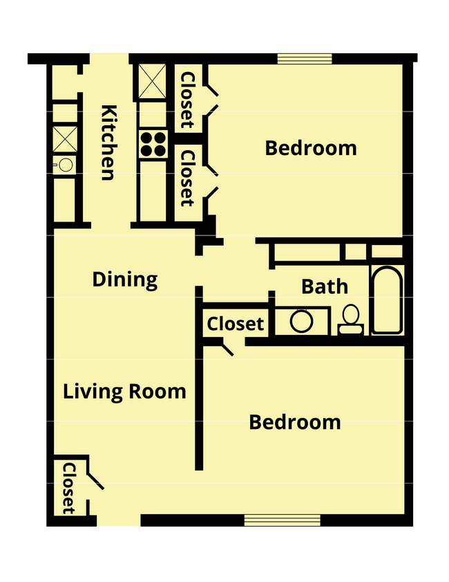 B4 - 2bedx1bath.png - The Ridgmar Oaks Apartments