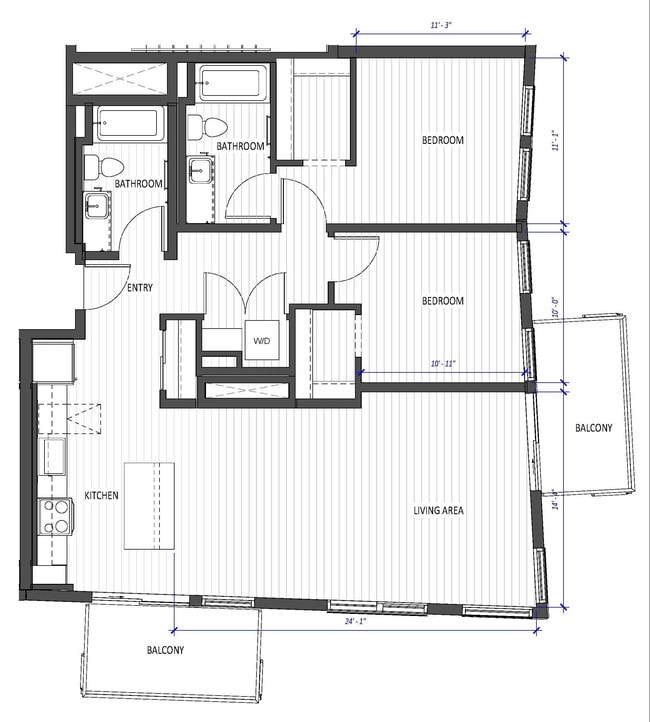 Floorplan - Hyas Point Apartments