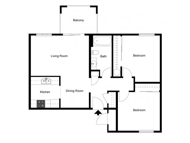 2BR/1BA - Butte Creek