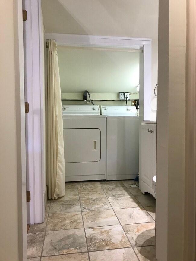 laundry in apt off bathroom - 49 School St