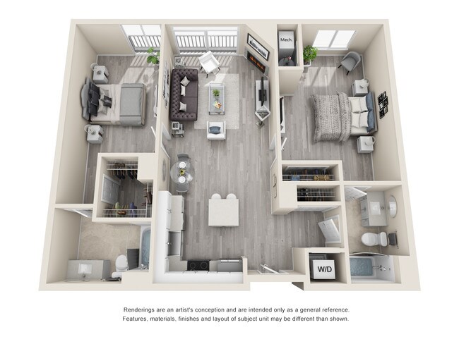Floorplan - The Cosmopolitan Apartments