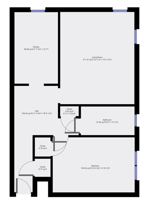 Floorplan - Hudson Towers