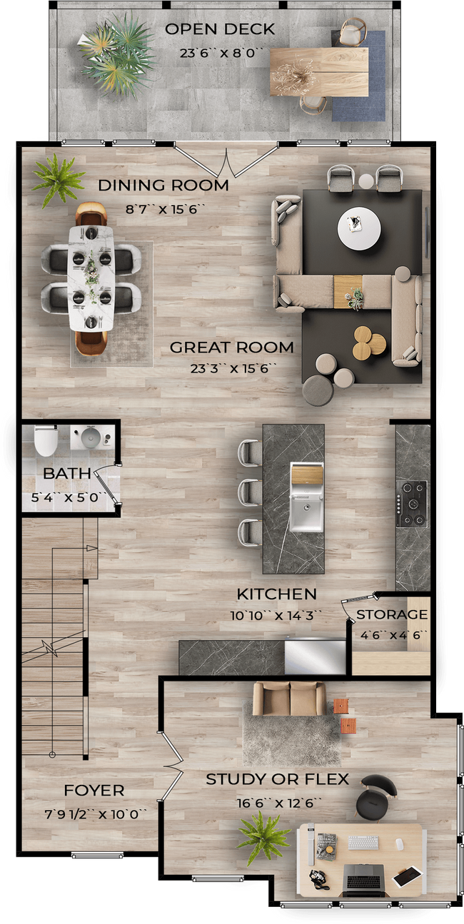 Floorplan - Overlook at Mill Creek