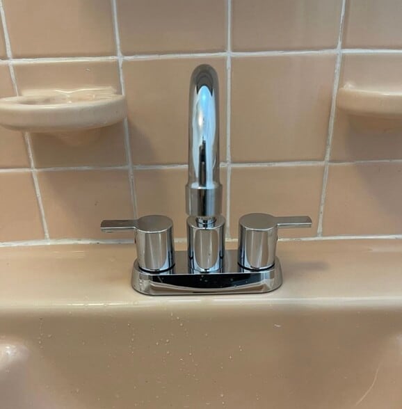 new fixtures and re-grouting - 25 Lenox Ave