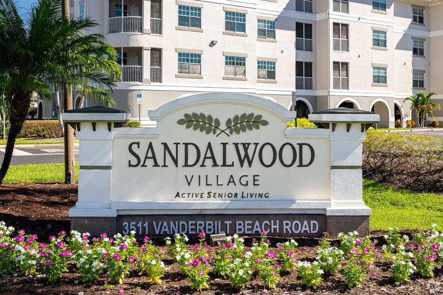 Exterior sign - Sandalwood Village 55+ Active Adult Homes