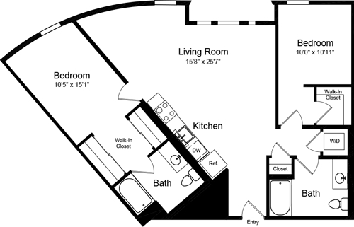 Floorplan - Potrero 1010