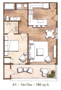 Floorplan - Acequia Lofts