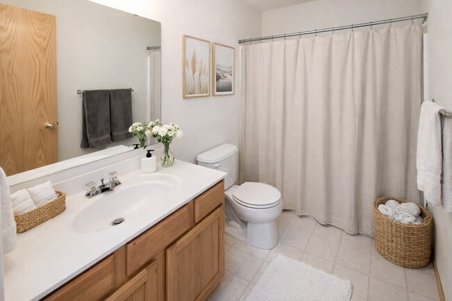 Second bathroom. - 1102 Bergmann Dr