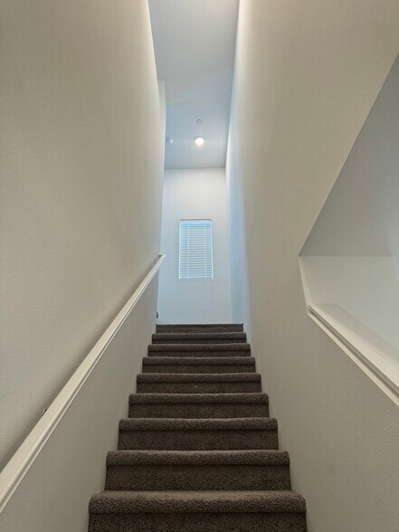 Stairs to bedroom - 222 Scratch Rd