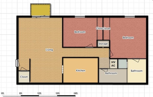 2BR/2BA - Edenberry Apartments