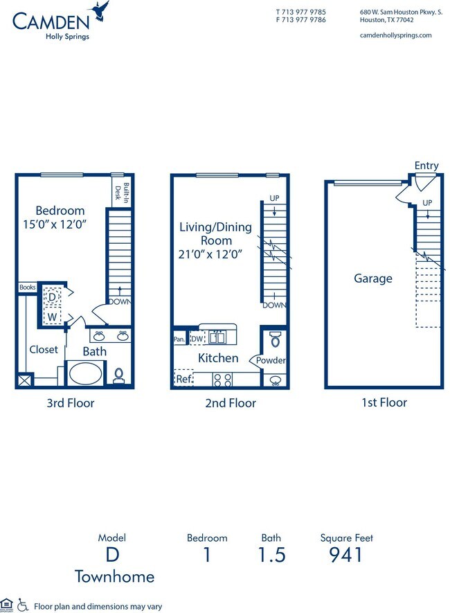 Floorplan - Camden Holly Springs