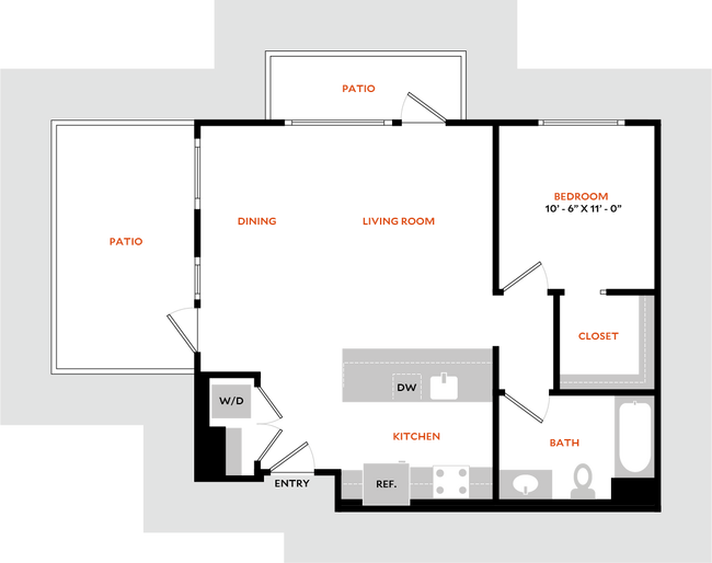 Floorplan - Hiro Apartments