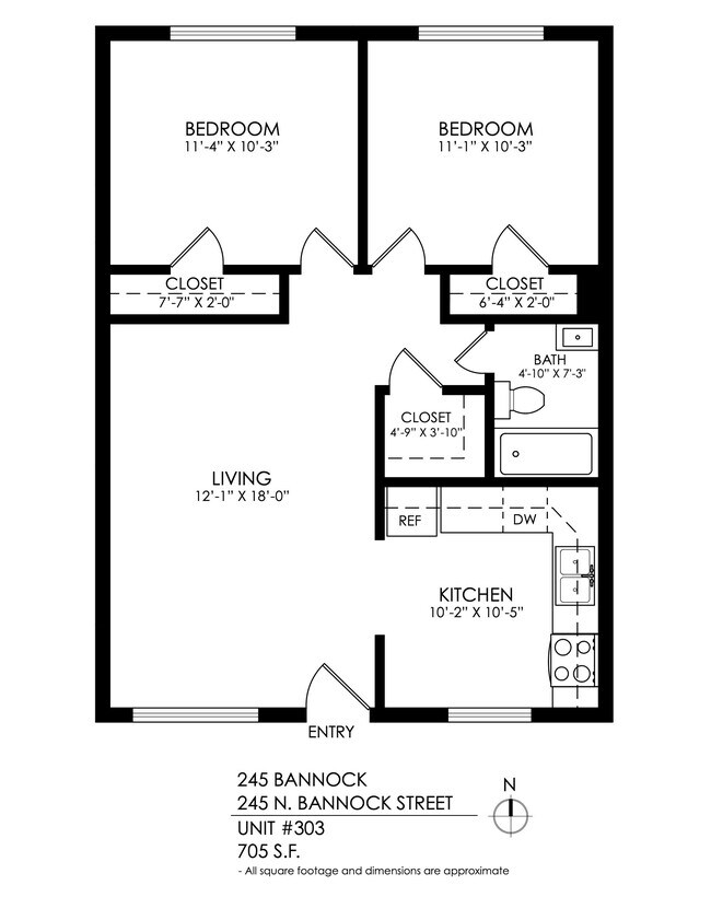 Floorplan - 245 Bannock